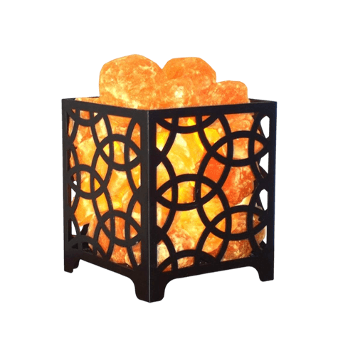 Iron Basket Ball With Salt Chunks