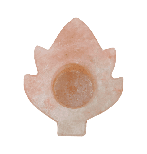 Salt Leaf Candle Holder